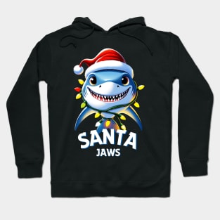 Santa Jaws - Christmas shark Hoodie
